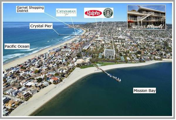 $2,190 / 1br - 500ft2 - 1-BR/1-BA Pacific Beach apartment, 2 blocks from the beach, w/ parking (Pacific Beach)63657260560897120