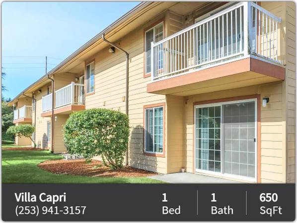 $1,409 / 1br - 650ft2 - Charming 1 bed / 1 bath with great character! 650 Sq Feet (Federal Way - Redondo Sqaure)63850754601729121