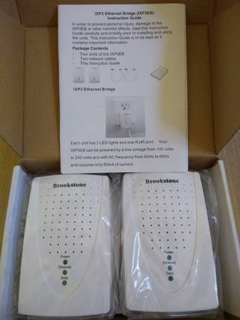 Brookstone iXP3 Ethernet Bridge 1