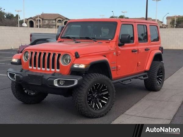 2019 Jeep Wrangler Unlimited Sahara 4x4 4WD SUV AUTONATION 1