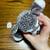 Handmade Crocheted grey and white teddy bear plushie #1 3 thumbnail