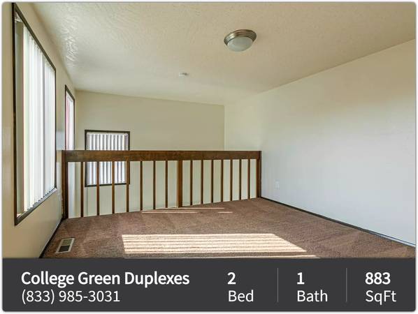 883 sqft 2 bd, 1 ba ready to lease! Come on over and check us out! 1