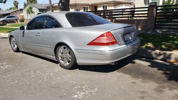 2003 MERCEDES BENZ CL500 !!! TÍTULO LIMPIO, PLATA/NEGRO - $2,500 (Azusa)63618280099843122