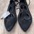 NEW GAP Women’s Lace Up Black Leather Flats, Size 6 2 thumbnail