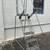 6 Step Steel Rolling Ladder, 24"W Perforated Step, OSHA Handrail 3 thumbnail