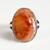 VTG Merle House Navajo Sterling 925 Orange Red Spiny Oyster Sz 11 Ring 5 thumbnail