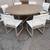 RestorationHardwareOutdoor72”RoundTeakDiningTbl&8Sidechairs$2600delivered 2 thumbnail