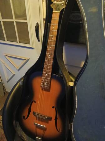 Epiphone Masterbilt Olympic Archtop Acoustic Electric 1