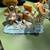 1996 Honeysuckle Hollow Bear and Bunny Rabbit on a Picnic Figurine Display Piece 1 thumbnail