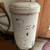 Antique metal cream container.  Very heavy, thick metal. 1 thumbnail