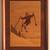Framed Marquetry Inlaid Fine Exotic Woods Wall Art Downhill Snow Skier 1 thumbnail