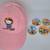 RARE Hello Kitty Sanrio x Tanaka Farms Baseball Cap & Five Piece Button Set 2017 1 thumbnail