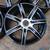 4 Used Gloss Black/Machined 16X7.5 MB Alpina Rims *5X120*35MM Offset* 9 thumbnail