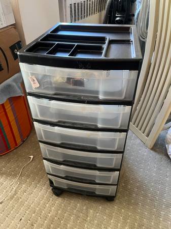 6 drawer plastic organizer 1