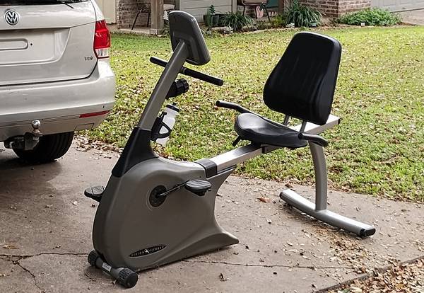 CURB ALERT  -  Free  Stationary Recumbent Exercise  Bike 1