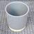 5.5"H x 5"L round grey geometric design ceramic planter flower pot 3 thumbnail