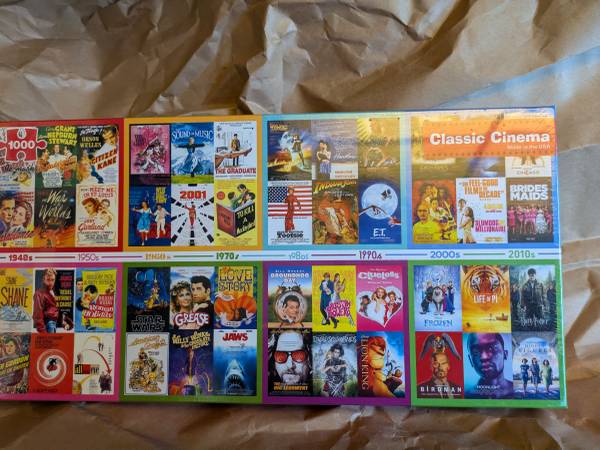 Brand New Classic Cinema 1000 Piece Puzzle 1