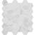 Kolasus White Hexagon Polished Porcelain Mosaic Tile (24sq ft) 7 thumbnail