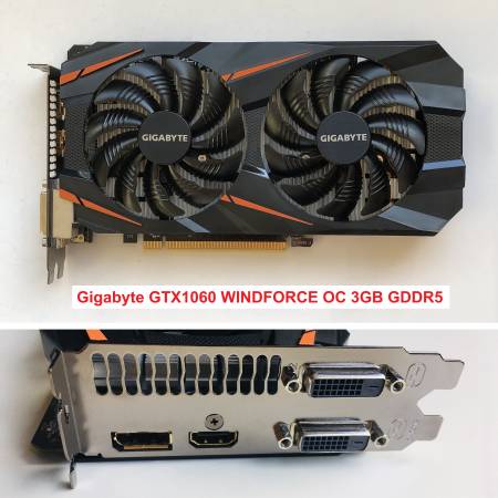 i7-3770K GTX1060 240G SSD 2TB HDD 16G RAM Gaming PC
