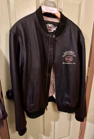 Chaqueta de cuero Harley Davidson para hombre - $200 (Port Orchard)63471461920899121