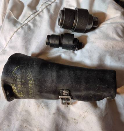 Greenlee No. 735BB Knockout Punch Set Original Leather Case Rockford, 1