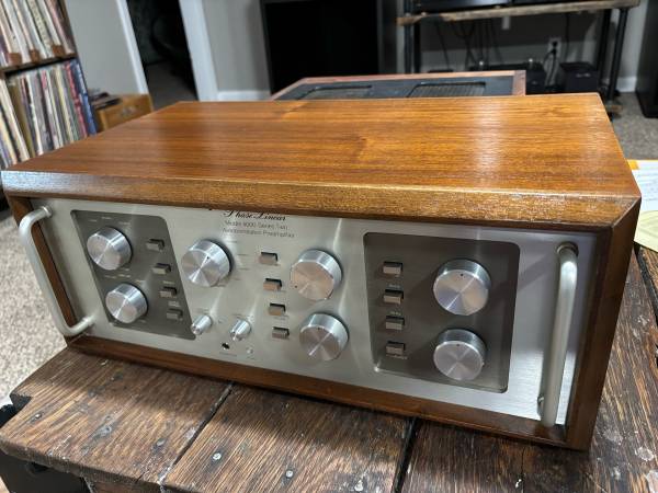 Phase Linear 4000 Series Two Preamp with walnut cabinet (recently refurbished) - $800 (Springfield)63443822275331121