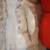 PK Pap Kik Reversible White Leather Rabbit Fur Coat Floral Embroidered France S2 11 thumbnail