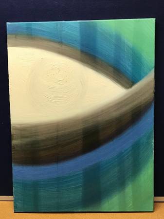 ‘Swirling Tones’ Accent Canvas Artwork 1