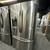 Samsung 28 cu ft stainless steel scratch & ding french door fridge - new 1 thumbnail