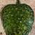 Vintage Grape Design Green Glass Fruit Bowl - Large 2 thumbnail