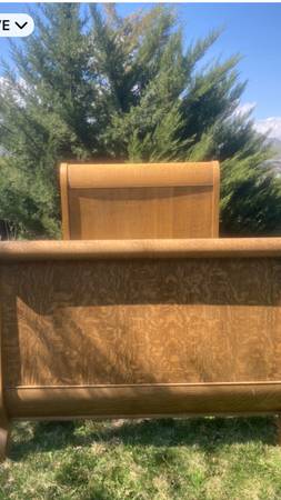 OAK SLED BED—FULL SIZE - $150 (East wenatchee)63441567612035121