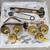 (VINTAGE)BRASS AIRCO OXYGEN AND ACETYLENE GAUGES 2 thumbnail