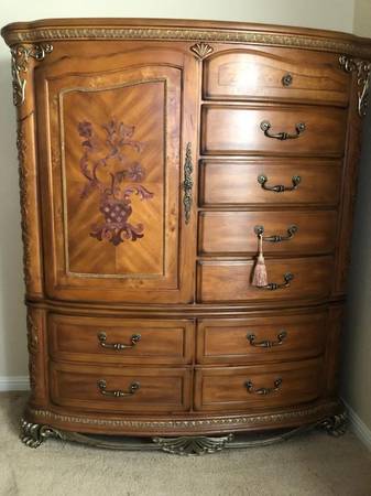 Michael Amini Furniture Design Venetian Haberdasher 2pc Chest Set 1