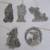 Lot Of 5 Vintage Pewter Santa Christmas Ornaments 1993, 94, 95, 96, 97 1 thumbnail