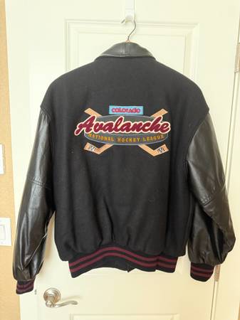 Colorado Avalanche Leather Jacket XL 1