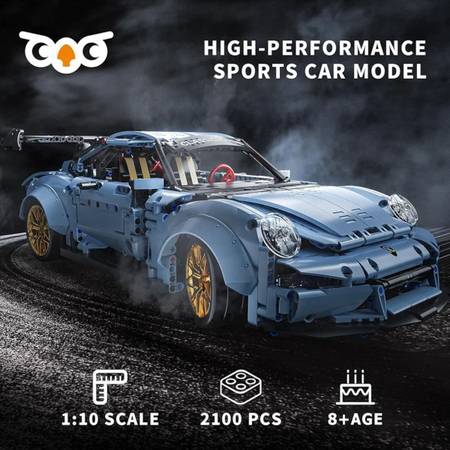 Sports Car Building Blocks Set, 1:10 Scale PR 911 Car Model Building Toys for, 8 - $45 (san mateo)63471368371329121