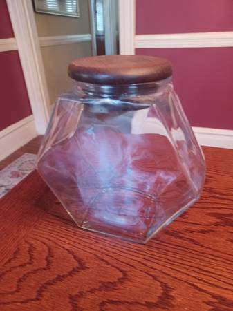 Nice Old Jar...Octagonal Shaped 1