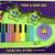 New! Jr Piano and Drum Duo - Portable Flexible Piano/Drum Pad Toy 1 thumbnail
