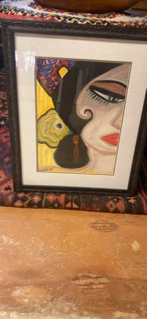 Cara flamenca original painting 1