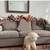 Crate and Barrel Axis 3 Seat Couch, gray, great condition 2 thumbnail
