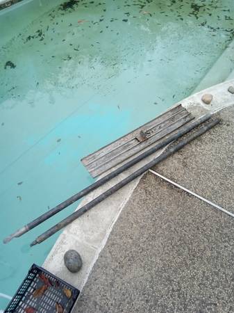 Concrete Bull Float with Extension Handles 1