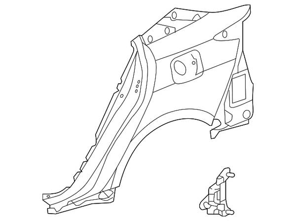 Quarter Panel - Toyota (61601-47160) 1