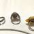 Vintage sterling silver jewelry. Rings for six and seven. 5 thumbnail
