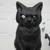 Cats Cast Iron Vintage Heavy Fireplace Andirons & Glass Marble Eyes 4 thumbnail