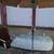 Patio glass table and canopy with 4 matching chairs 7 thumbnail