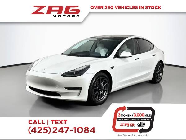 2021 Tesla Model 3 Long Range Sedan 4D 1