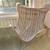 Pottery Barn Teen large Butterfly Chair with Stripe Cover 3 thumbnail