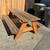 Solid Wood Picnic Table with Attached Benches 7 thumbnail