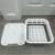 Plastic Collapsible Dish Rack with Drip Tray White - Brightroom™: Freestanding 11 thumbnail