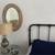 Rustic Wood Oval Mirror 2 thumbnail